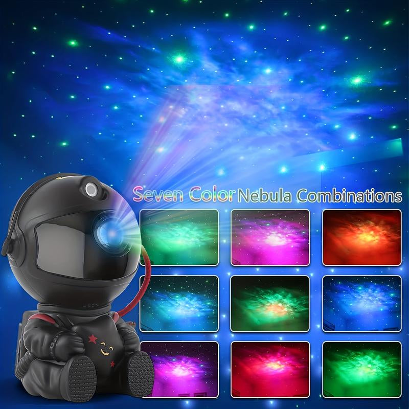 Astronaut Galaxy Projector with Nebula Effects Star Projector Galaxy Night Light USB Powered for Kids Room Decor Various Nebula Effects