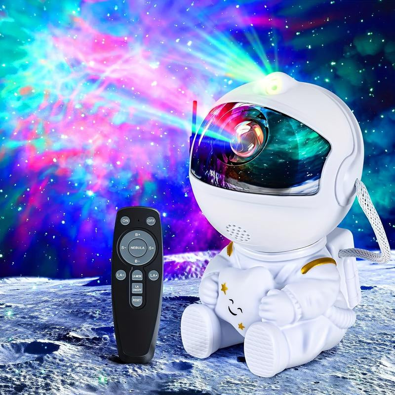 Astronaut Galaxy Projector with Nebula Effects Star Projector Galaxy Night Light USB Powered for Kids Room Decor Various Nebula Effects