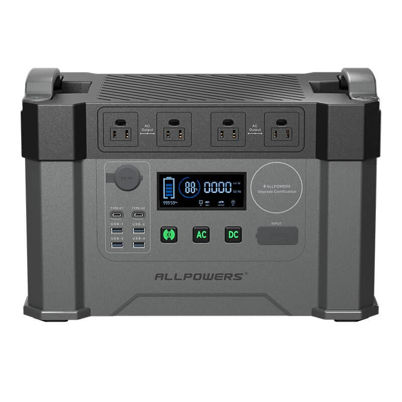 (Upgraded Version)Allpowers S2000 Pro 1451Wh,Solar Generator,Fast Charging,Portable Power Station for Home Backup Power,Suitable for Outdoor,Camping,Rv Travel