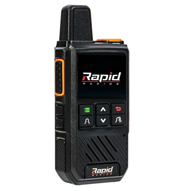 Rapid Radios Nationwide PTT Walkie-Talkie - 4-Pack