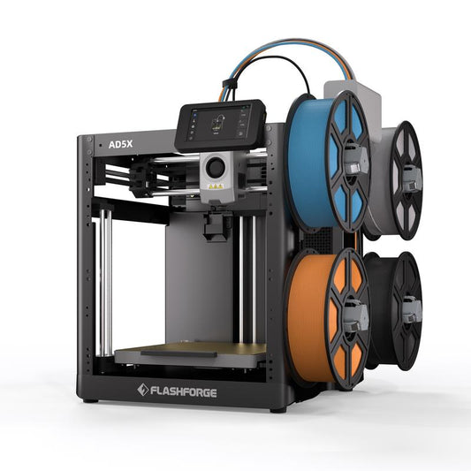 Flashforge AD5X 3D Printer, Multi-Color Printer with Display Screen, 600Mm/S High Speed, 1 Count, Black
